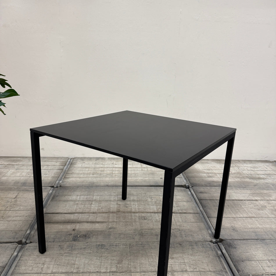 Brunner Tisch Quadratisch Schwarz Metall Holz Werkstoff Bürotisch Gebraucht