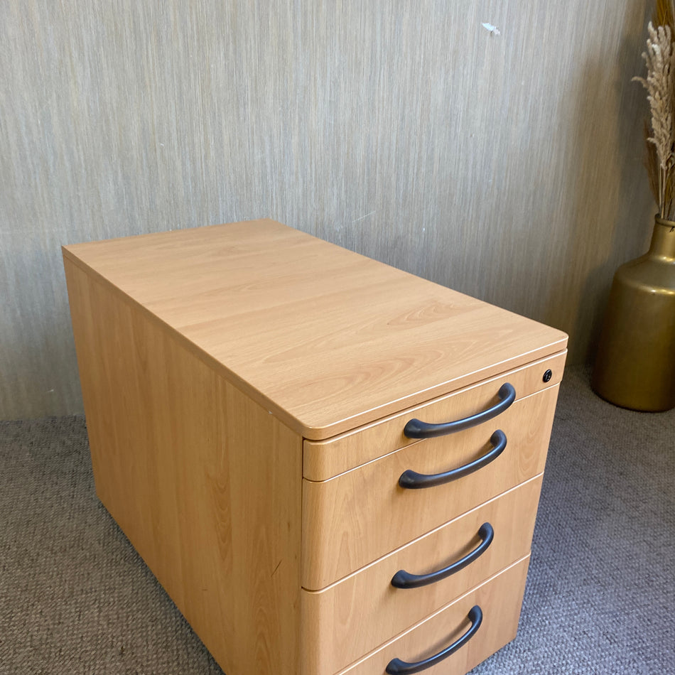 Werndl Rollcontainer gebraucht 4 Fächer Utensilienfach 82cm