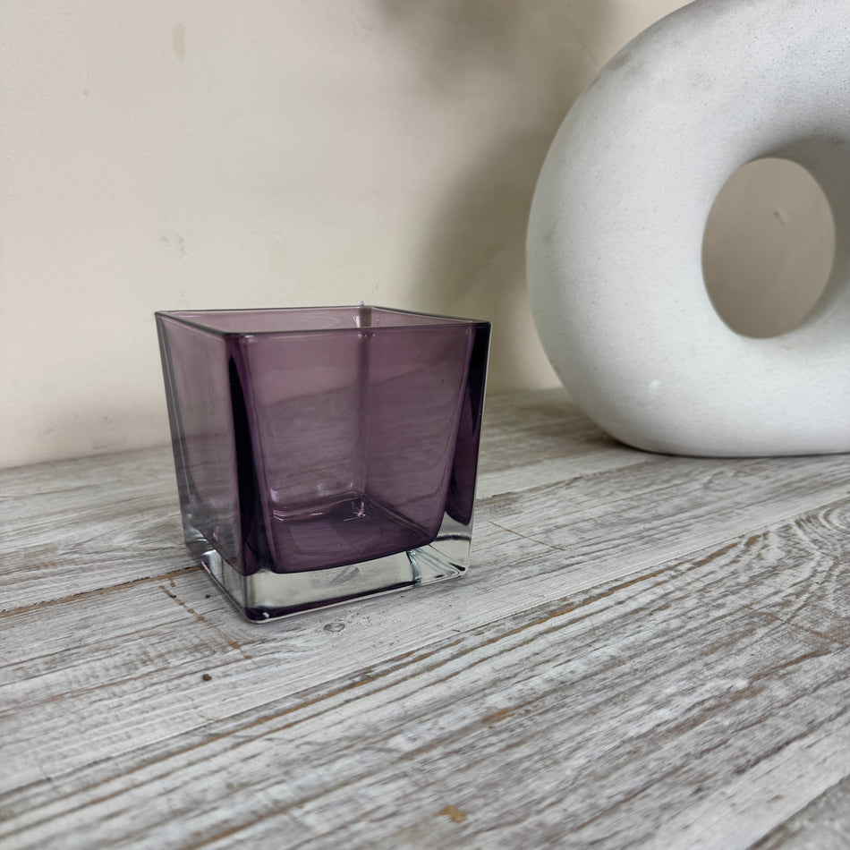 Blumentopf lila transparent