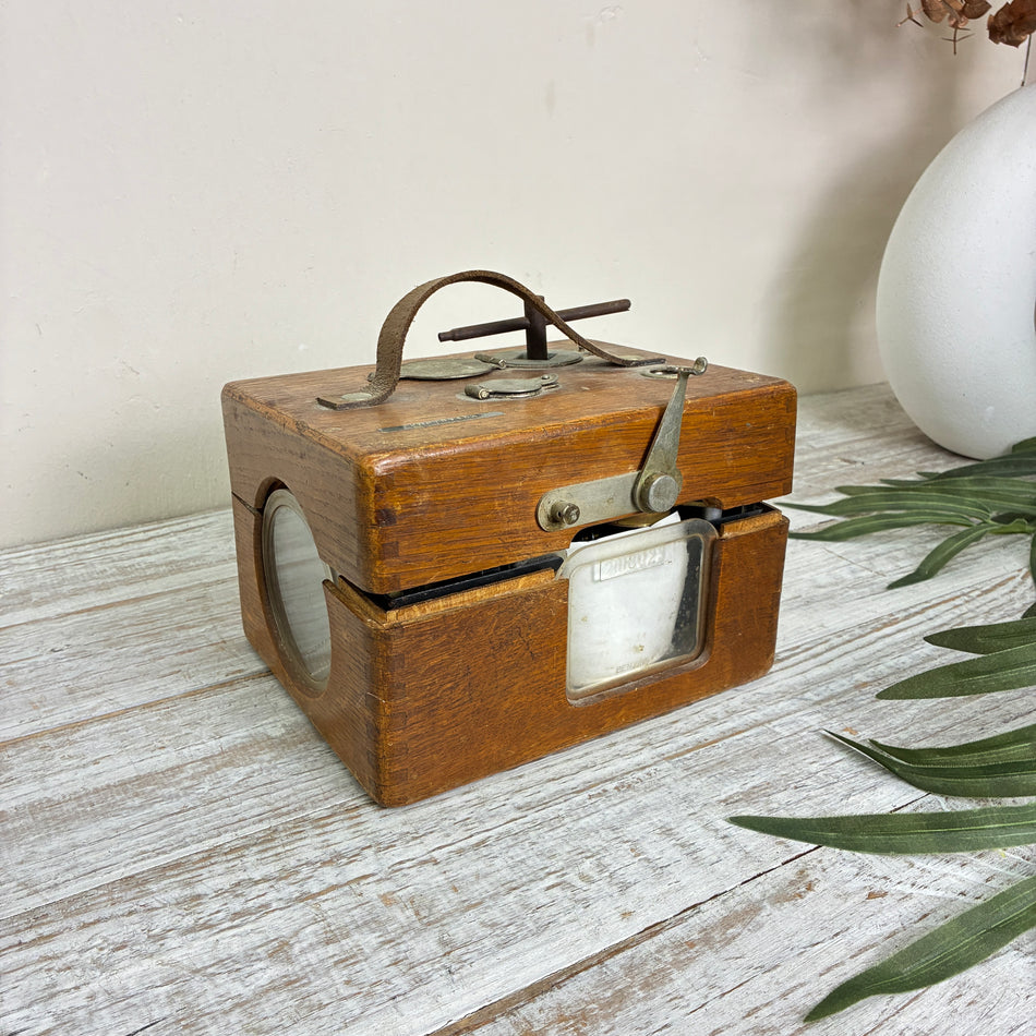 Vintage Taubenuhr Holzkasten Mechanisch Brieftaubenuhr Dekoration Sammlerstück