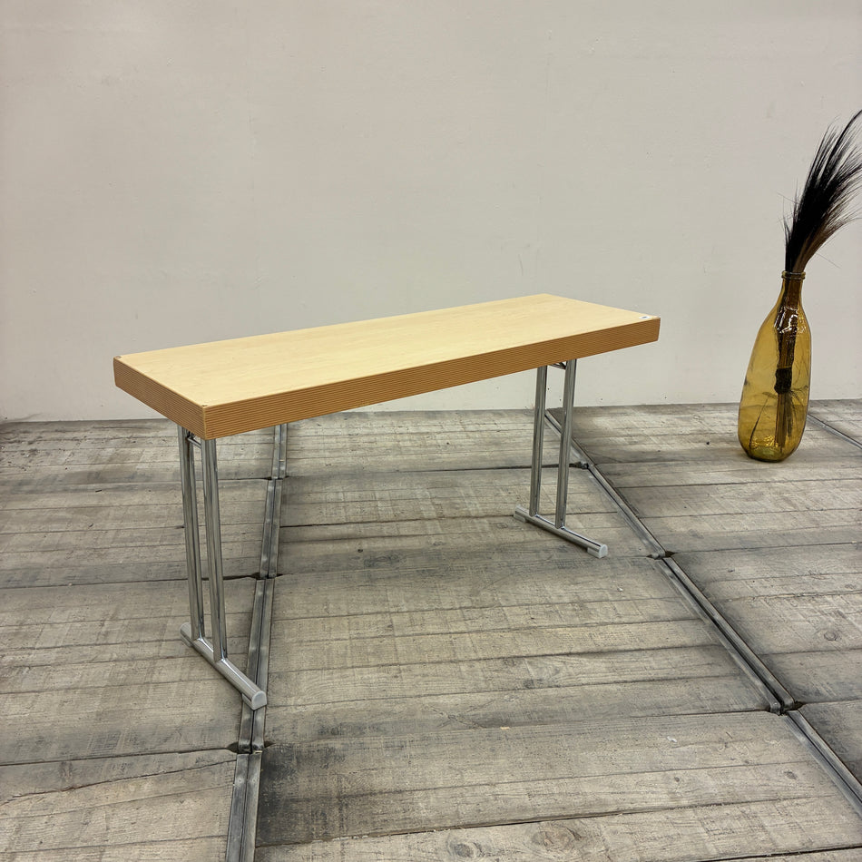 Brunner Klapptisch Buche 140x45 Holz Bankettisch Seminartisch Tisch Gebraucht