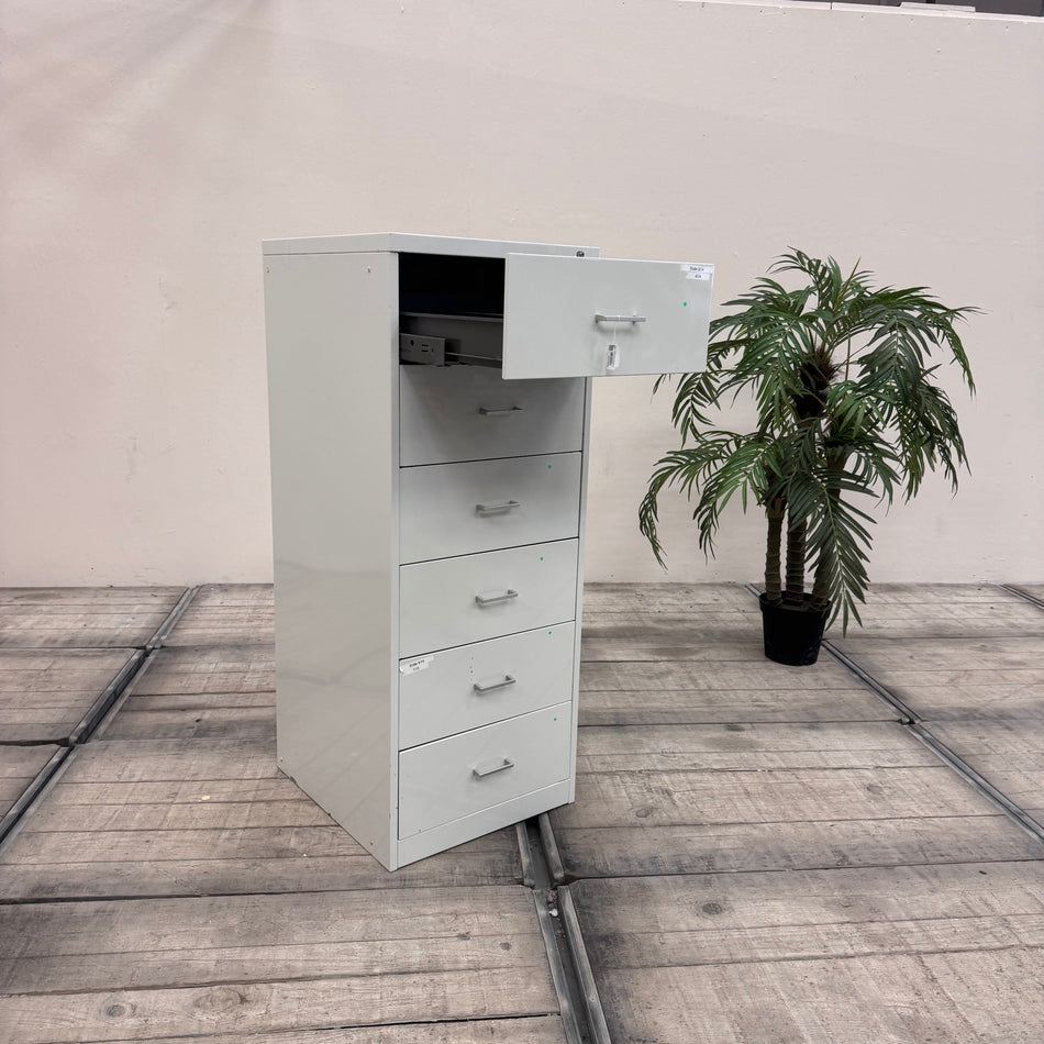 Karteischrank Metallschrank Büro Schrank 6 Schubladen Gebraucht