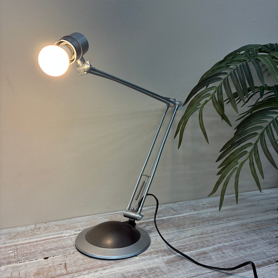 Globo 58126 Tischlampe silber Metall Lampe gebraucht