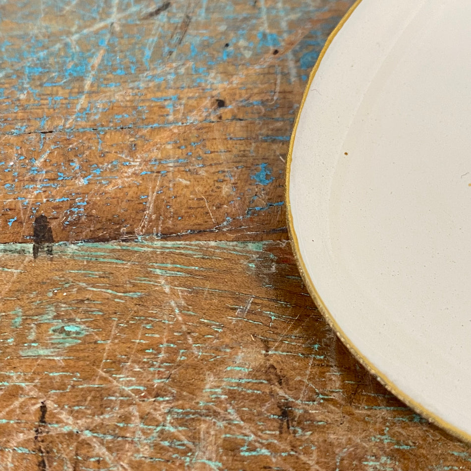 Countryfield Schale Madras L weiß Metall 25cm