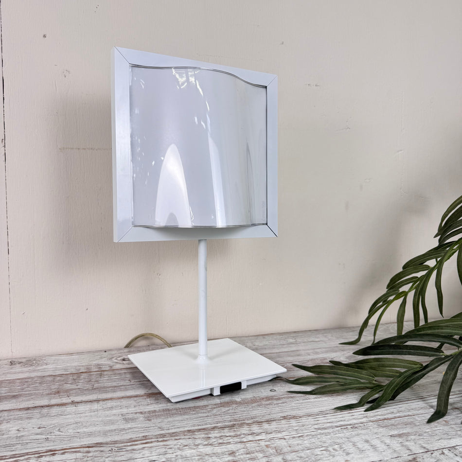 Artemide Sofocle Tischlampe Weiß Metall Designer Lampe Gebraucht