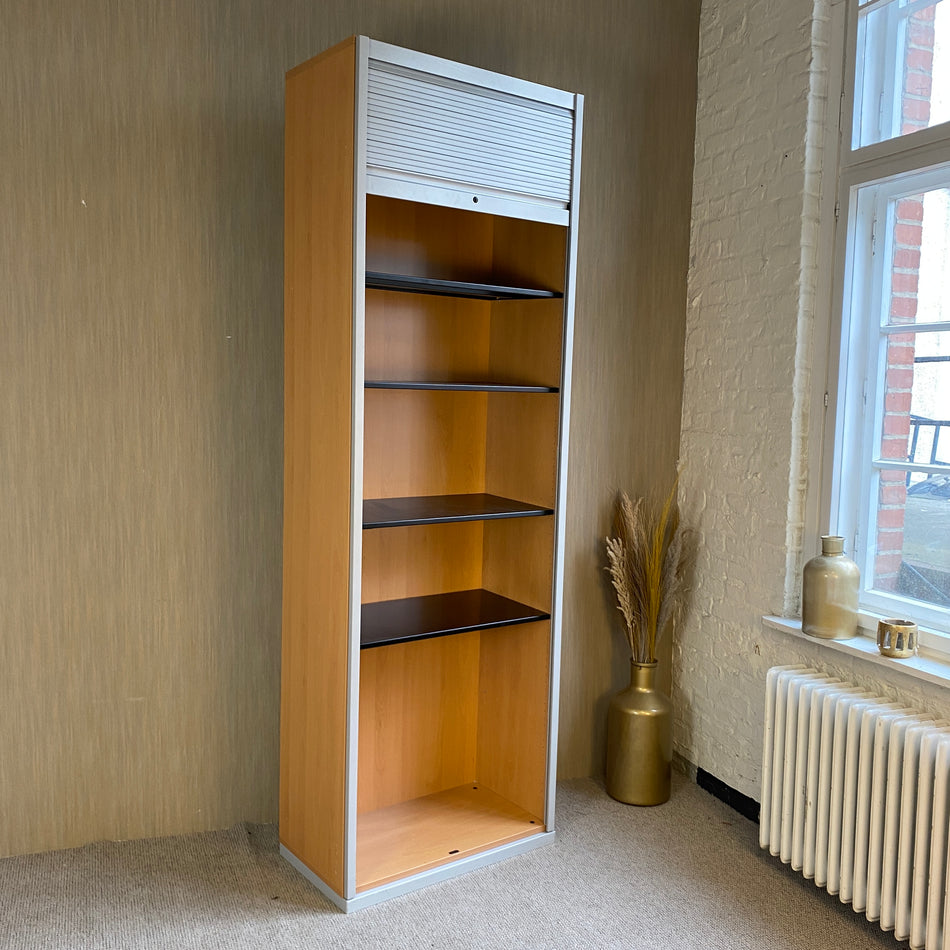 Steelcase Aktenschrank gebraucht Holz silbern Büro Schrank 6 OH