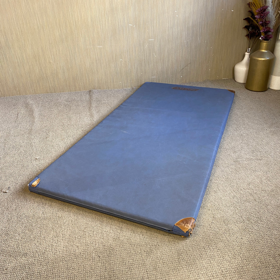 Turnmatte blau Gymnastikmatte Weichboden Sportmatte gebraucht  100x200