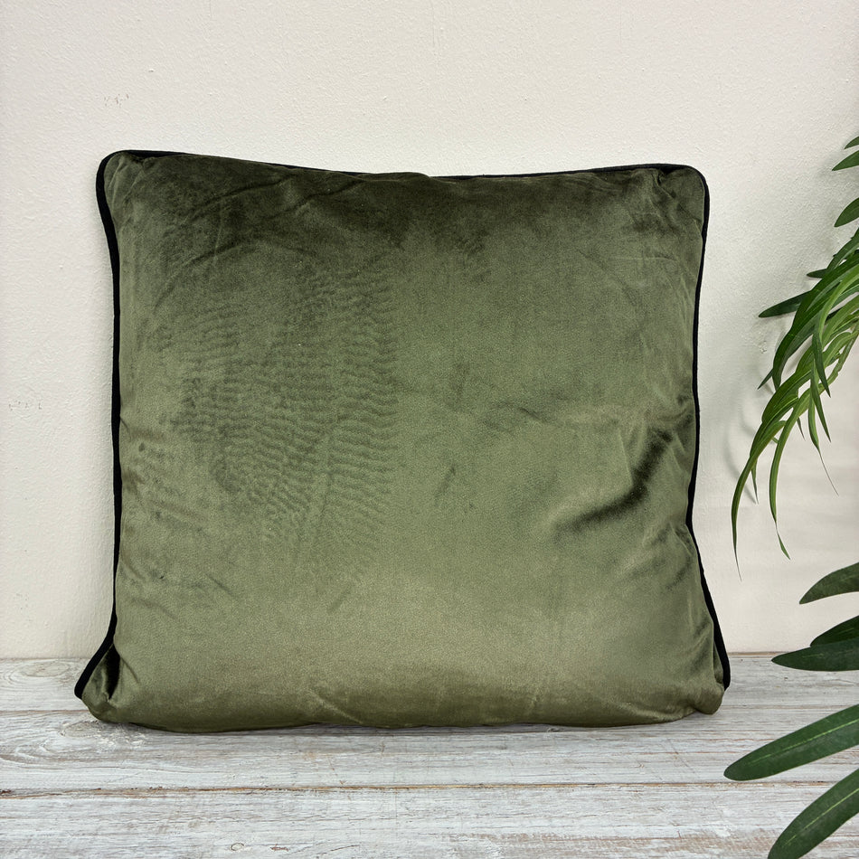 Countryfield Dekokissen Valerie grün 45 x 45 cm
