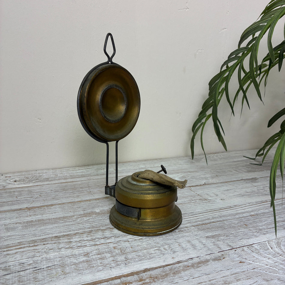 Vintage Petroleumlampe Messing Öllampe Antik Dekoration Gebraucht