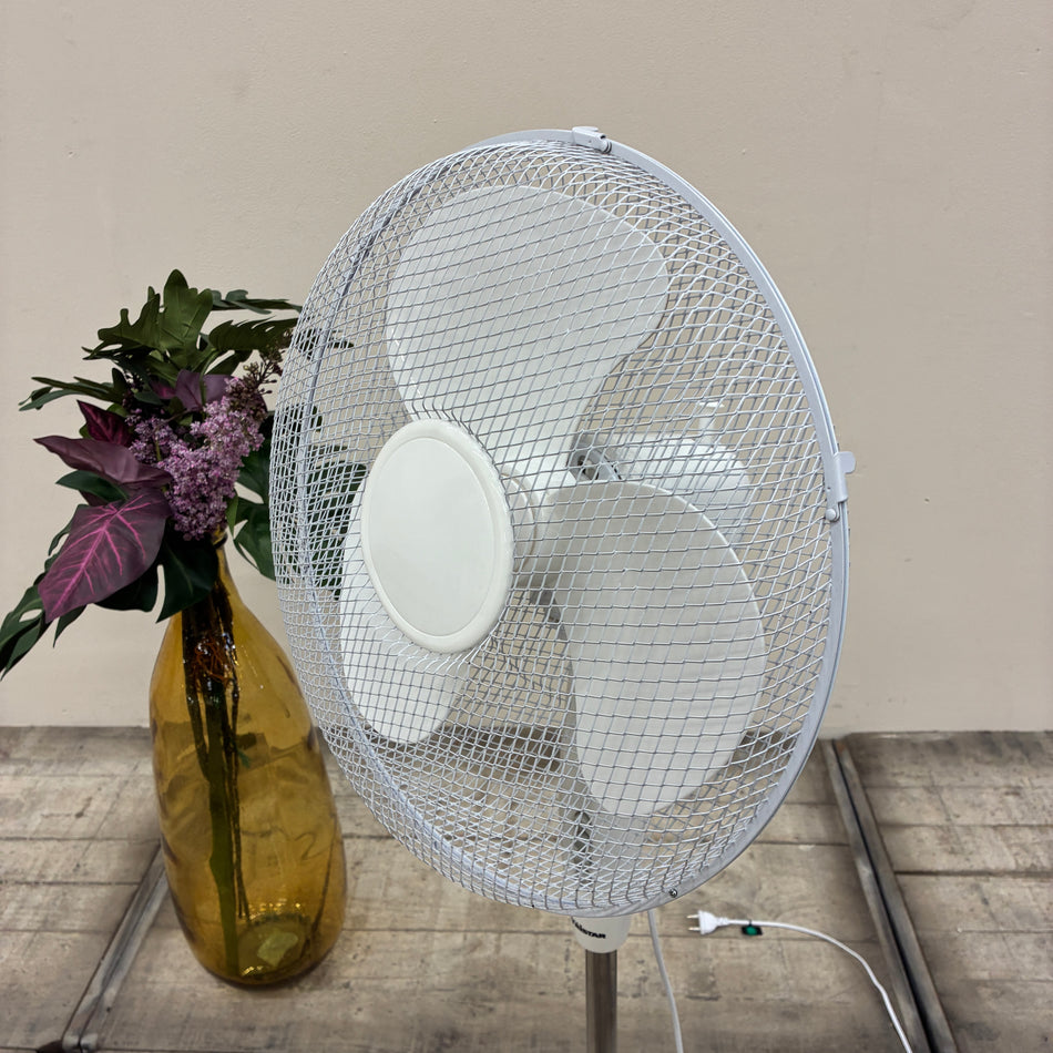 Tristar Standventilator Weiß Höhenverstellbar Kunststoff Metall Ventilator Gebraucht