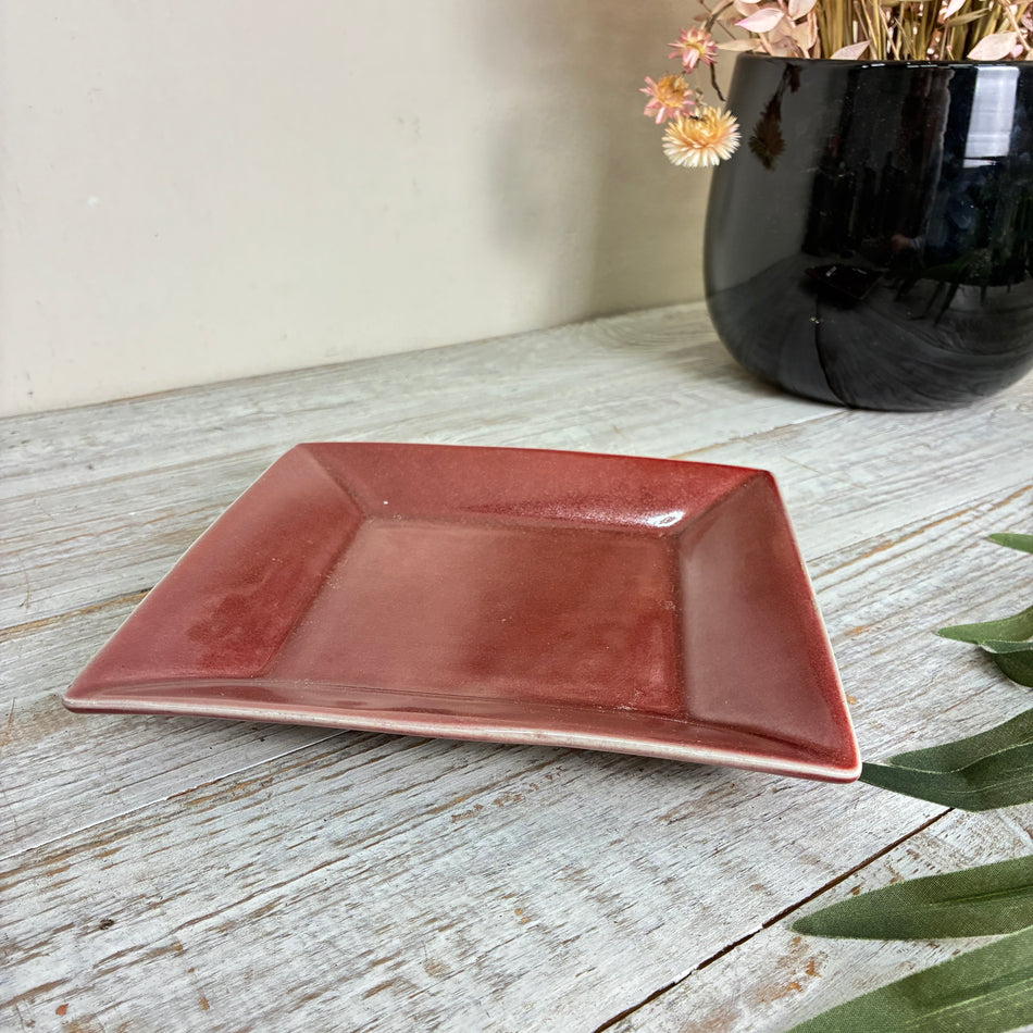 Ami Design Teller Rot Keramik Dekoschale Rot Deko