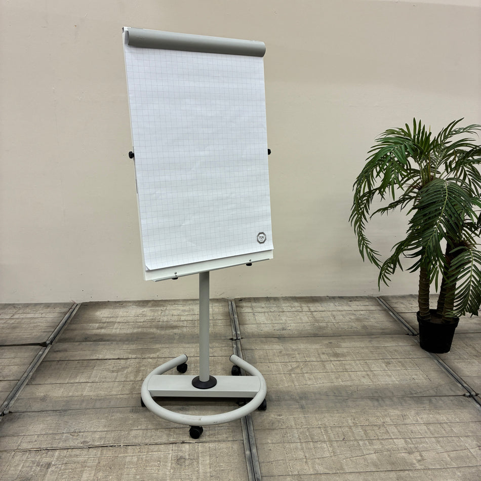 Flipchart Fahrbar Whiteboard Rollfuß Höhenverstellbar Büro Gebraucht