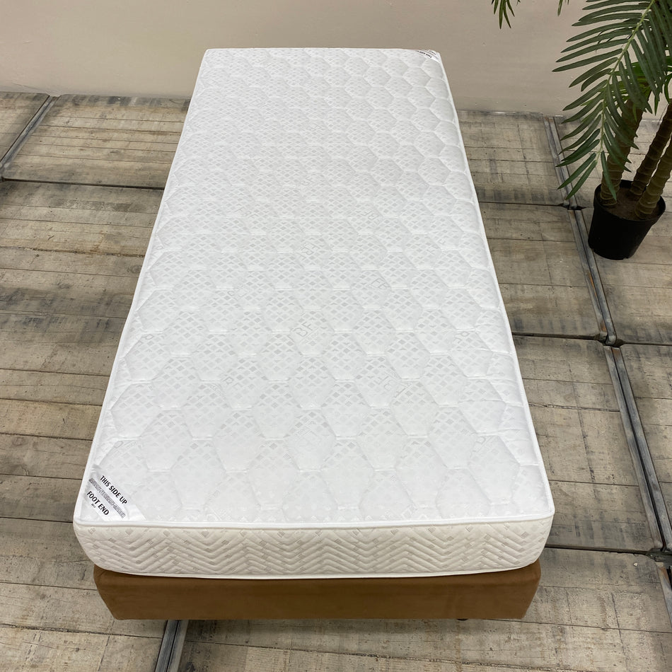 Boxspringbett 90x200 Braun Inkl. Federkern Matratze Bett Gebraucht