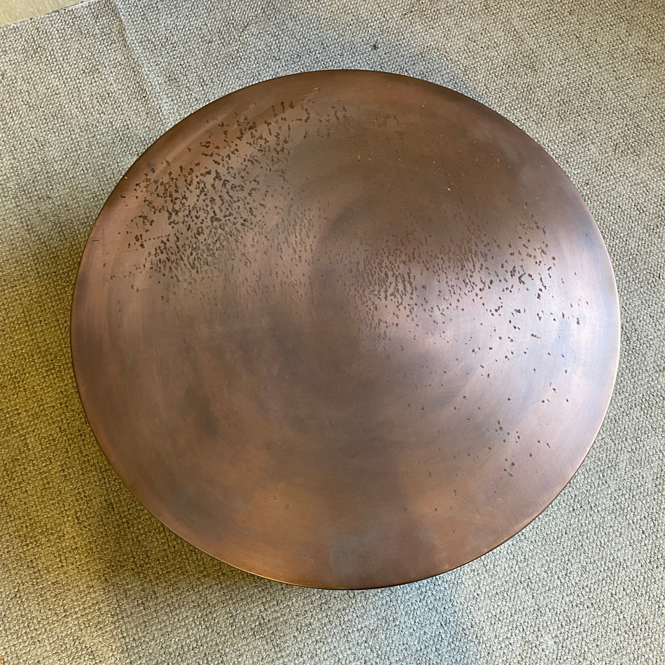 PTMD Beistelltisch Georgy kupfer Metall 80cm Tisch