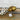 Käfer Figur golden metall 14cm Deko