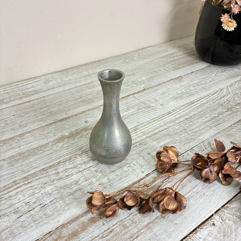 Silberne Vase L Blumenvase Balustervase Silber Deko Gebraucht
