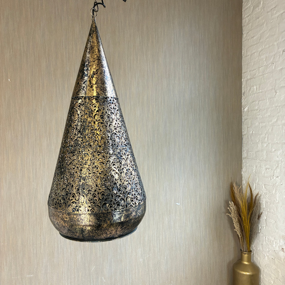 PTMD Pendelleuchte Moxie golden Metall 83cm Deckenlampe Lampe
