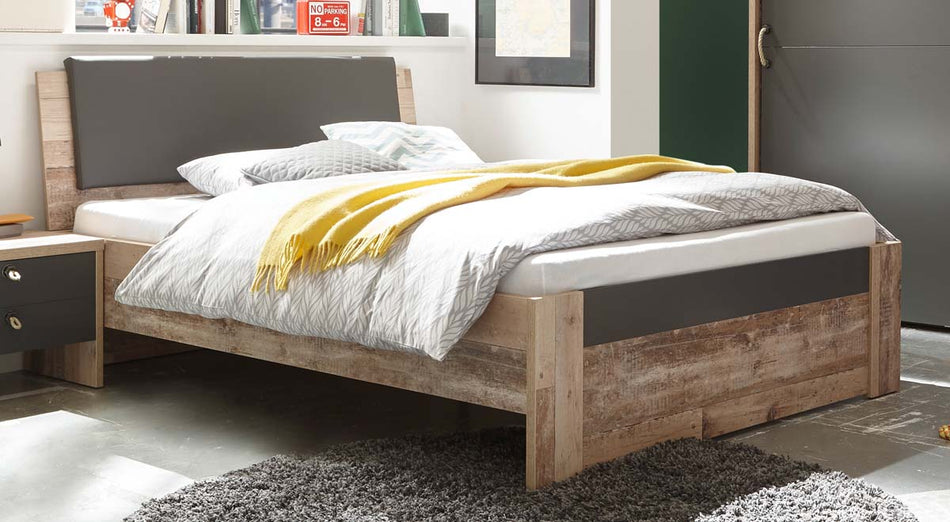 Merlin Bett Old Style Hell 140x200 Bettgestell