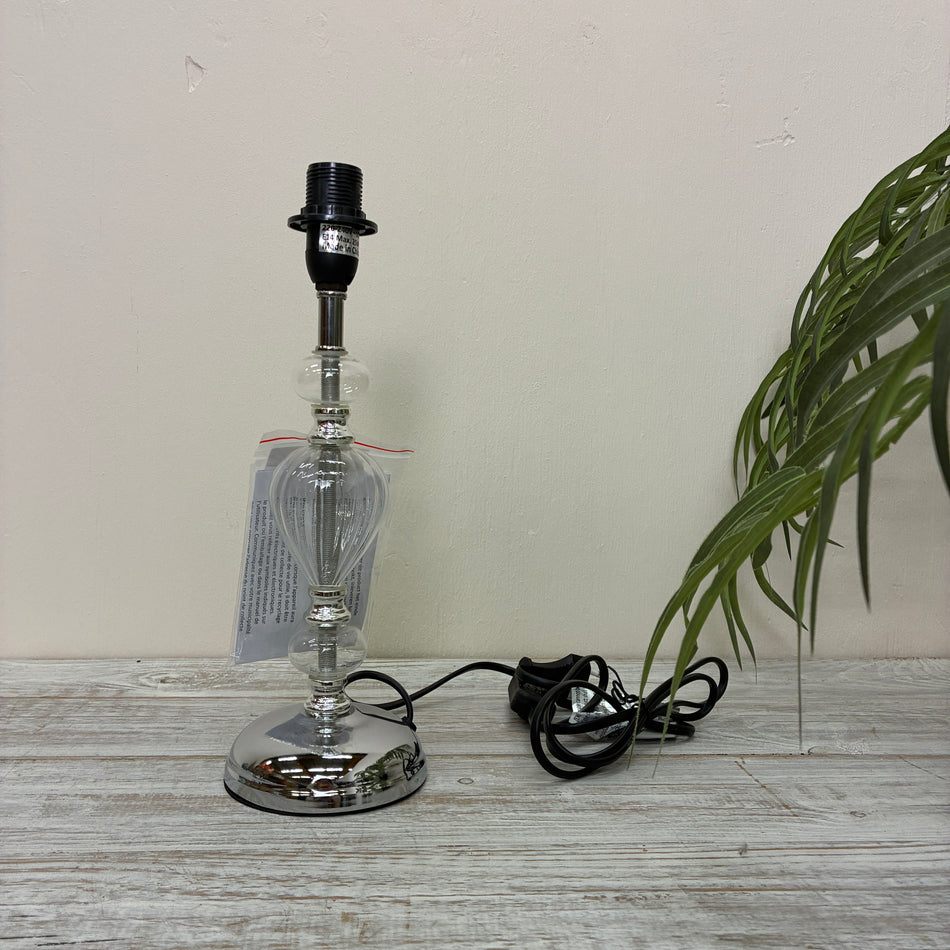 Kunststoff Tischlampe Silbern Lampe