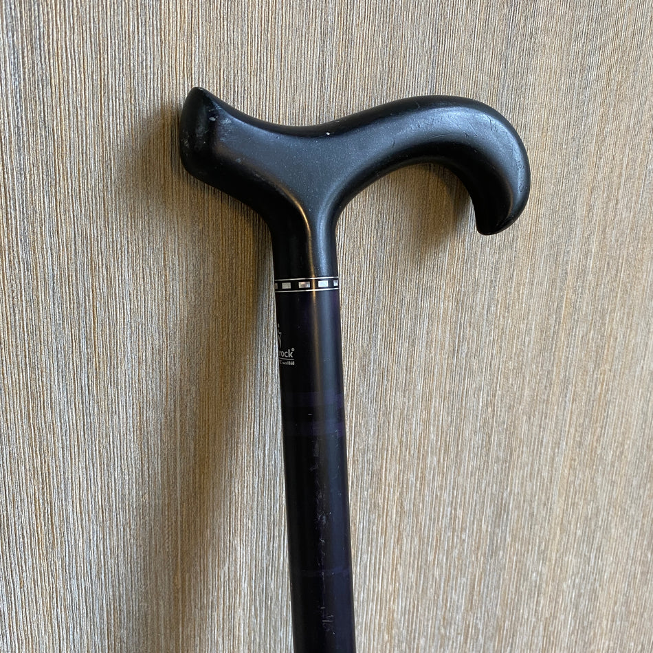 Gehstock gebraucht schwarz Kunststoff 96cm