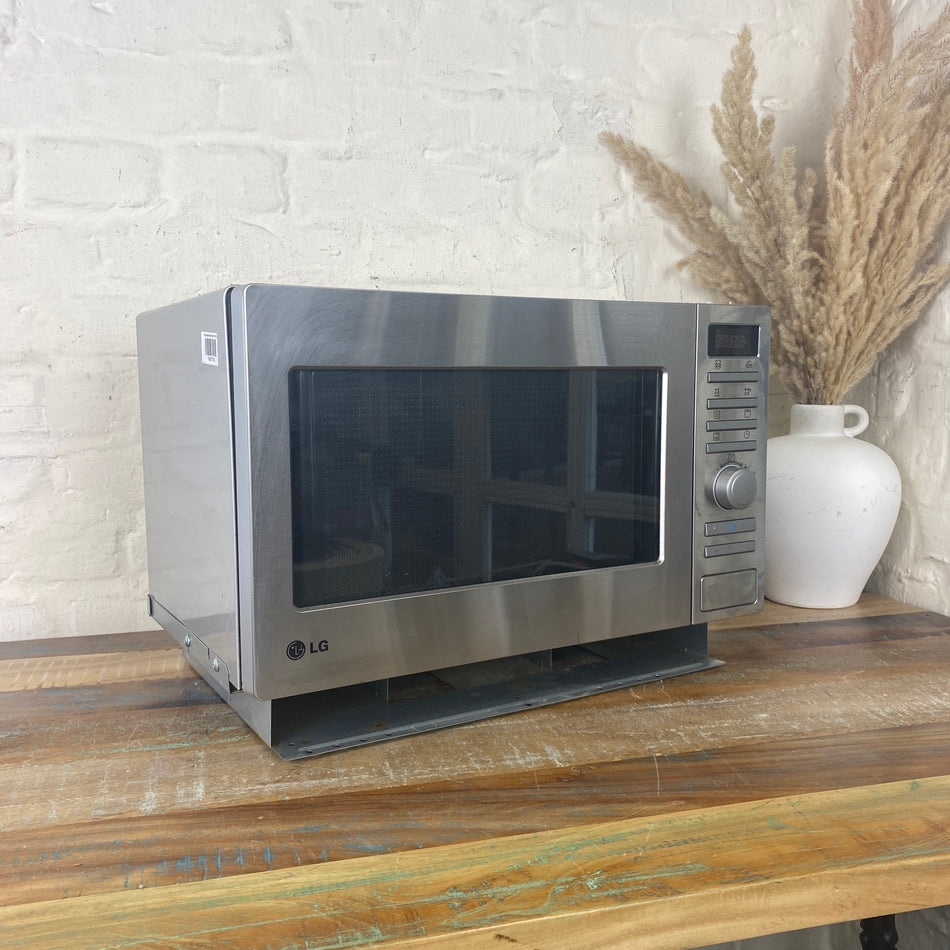 LG Edelstahl Mikrowelle und Grill gebraucht Einbau
