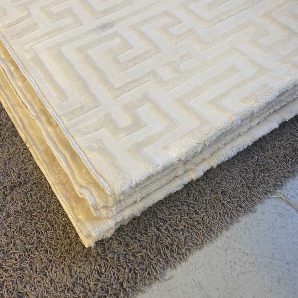 Teppich Creme Geometrisch – Neuware – 120 x 180cm