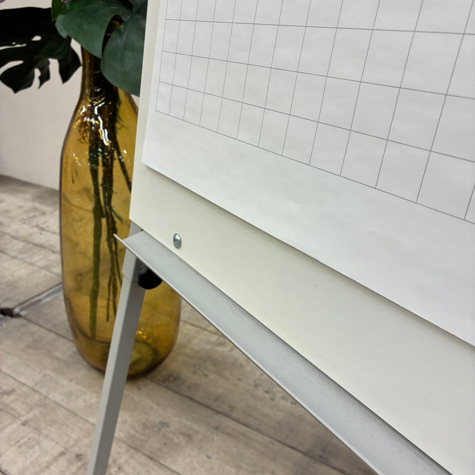 Legamaster Flipchart Dreibein Höhenverstellbar Weiß Grau Gebraucht