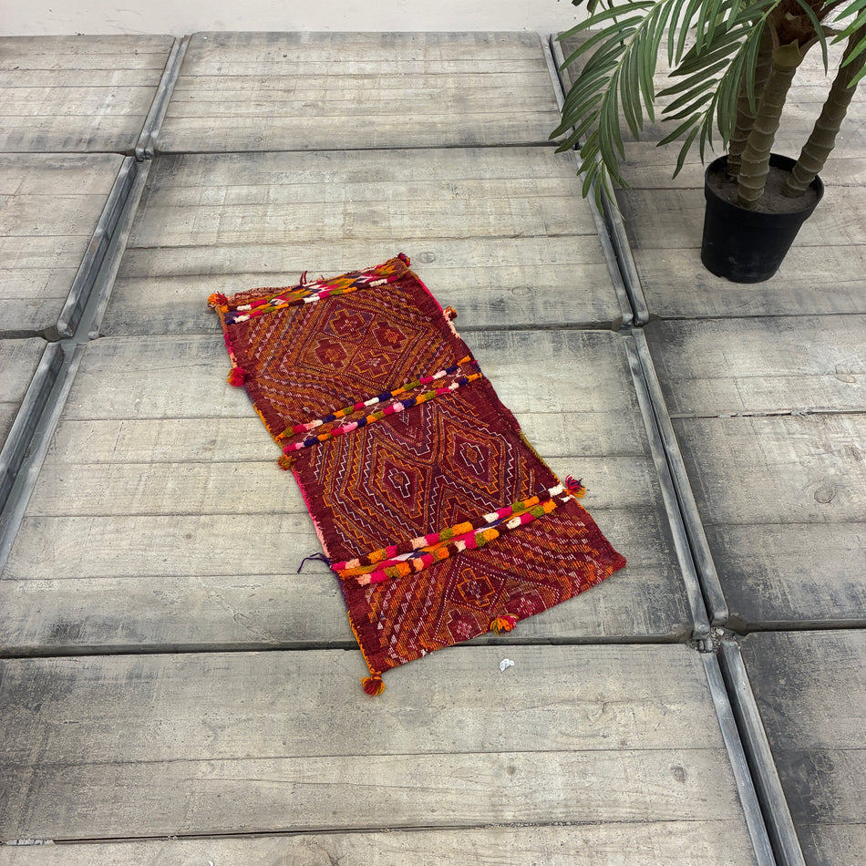 Orientalischer Teppich Vintage 44x96 Gemustert