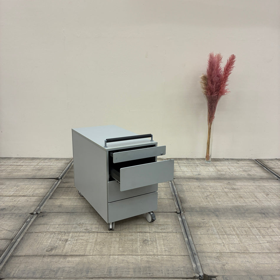 Planmöbel Rollcontainer Lichtgrau 4 Schubladen Büro Container Gebraucht