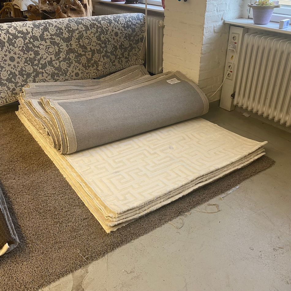 Teppich Creme Geometrisch – Neuware – 120 x 180cm