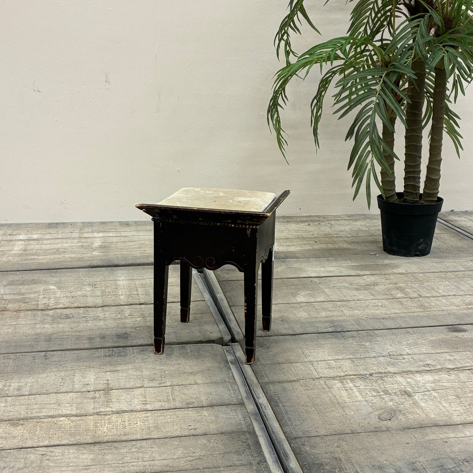 Exklusiver Beistellhocker Vintage Stilmöbel Hocker Tisch Gebraucht
