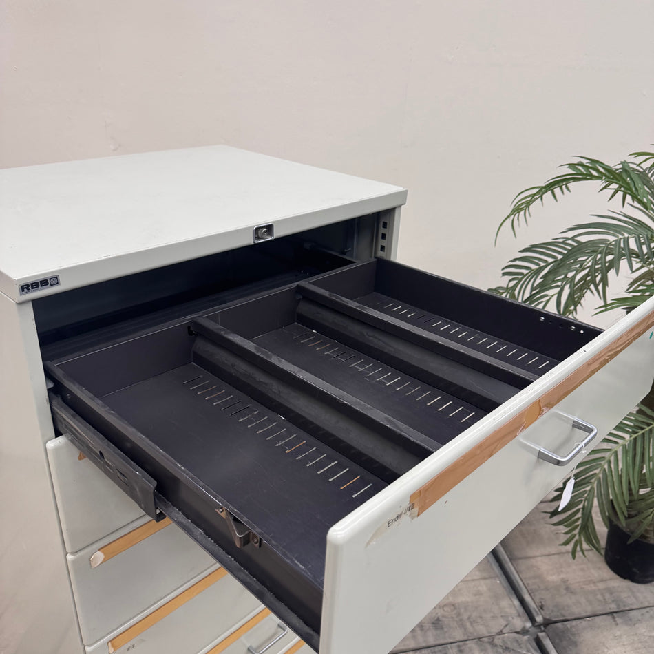 RBB Karteischrank Metallschrank Büro Schrank 6 Schubladen Büroauflösung Gebraucht