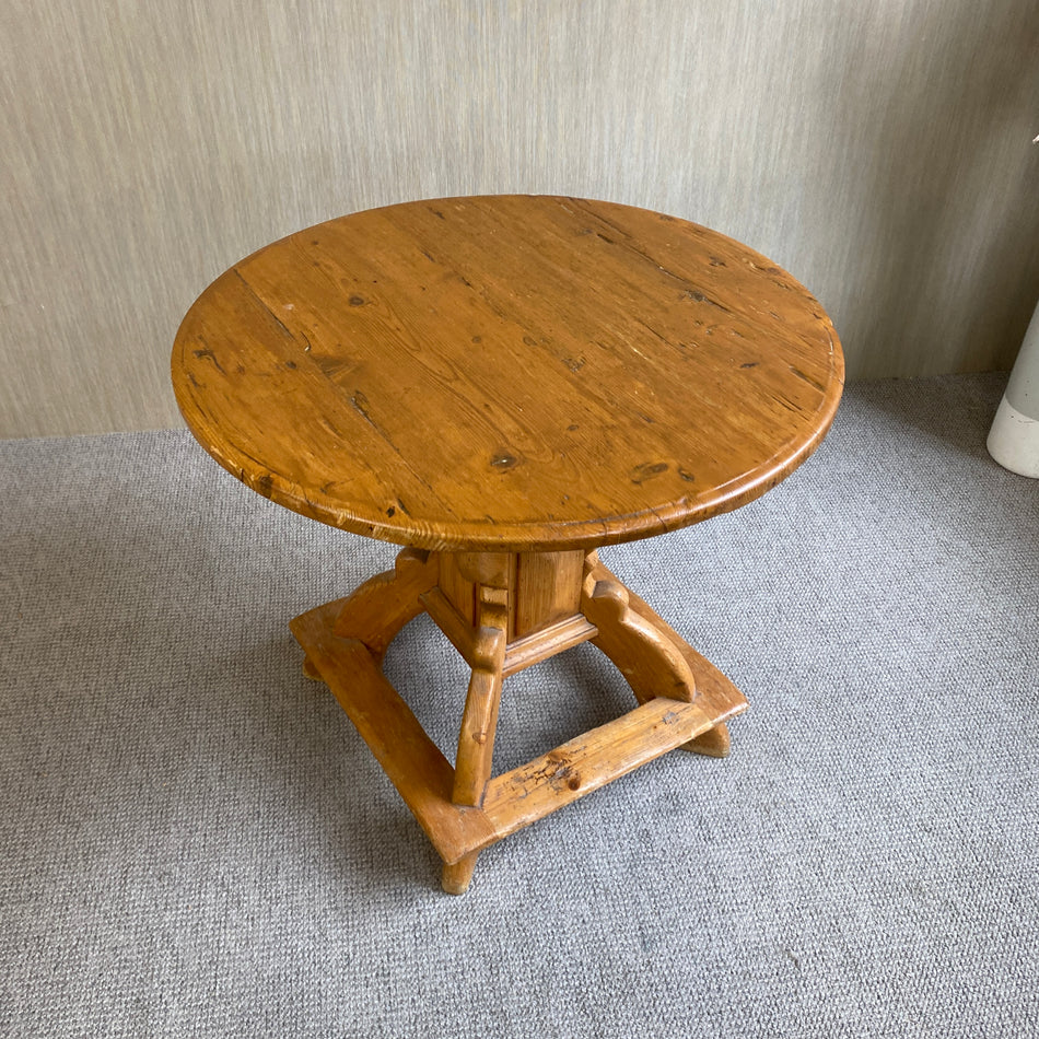 Vintage Esstisch antik Weichholz Landhausstil Tisch 84cm