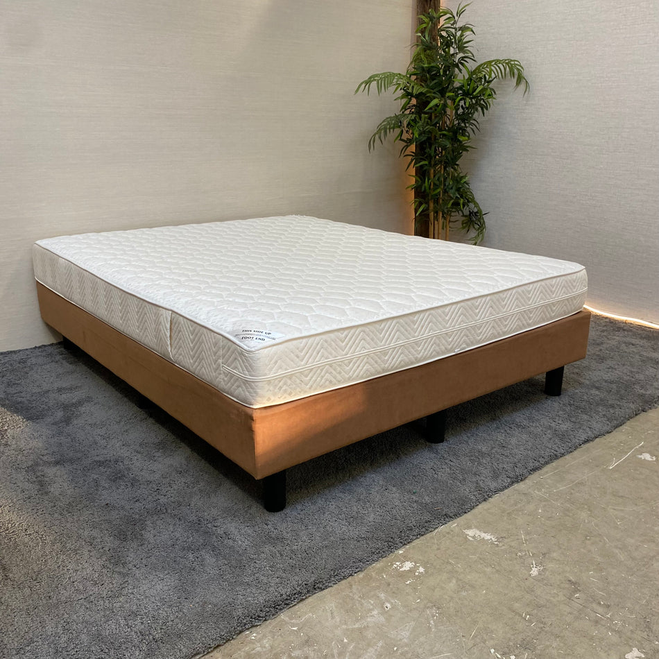 Boxspringbett 160x200 braun inkl Matratze - Bett gebraucht