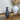 Vase Flasche Metall grau 20cm Deko