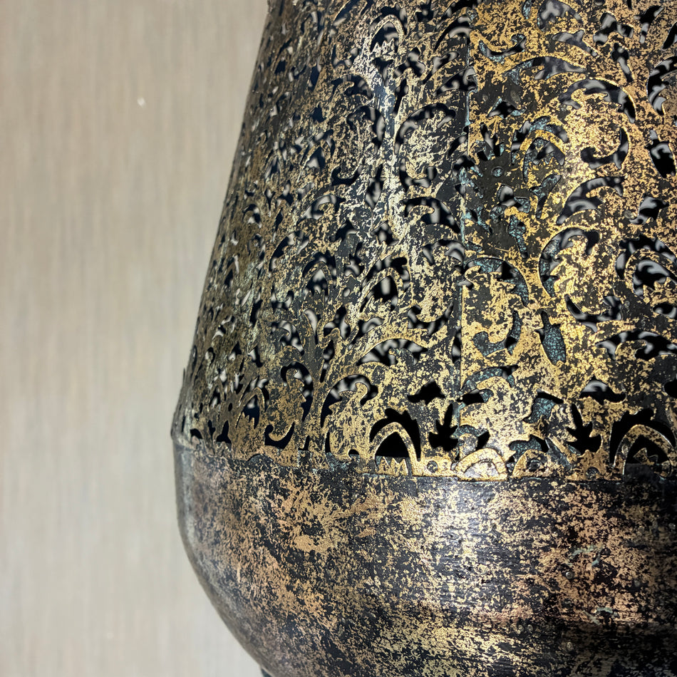 PTMD Pendelleuchte Moxie golden Metall 83cm Deckenlampe Lampe