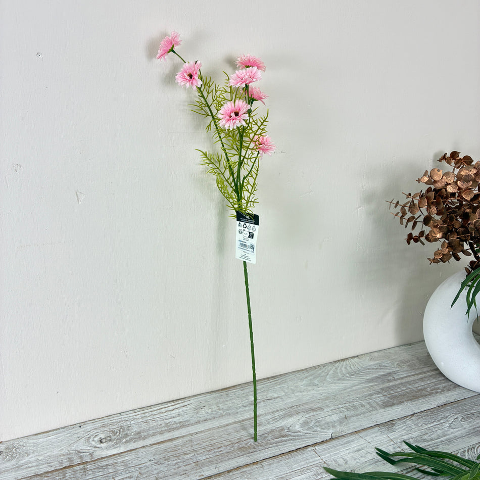 Cosmos Kunstblume rosa 74cm Floral Deko Kunstpflanze