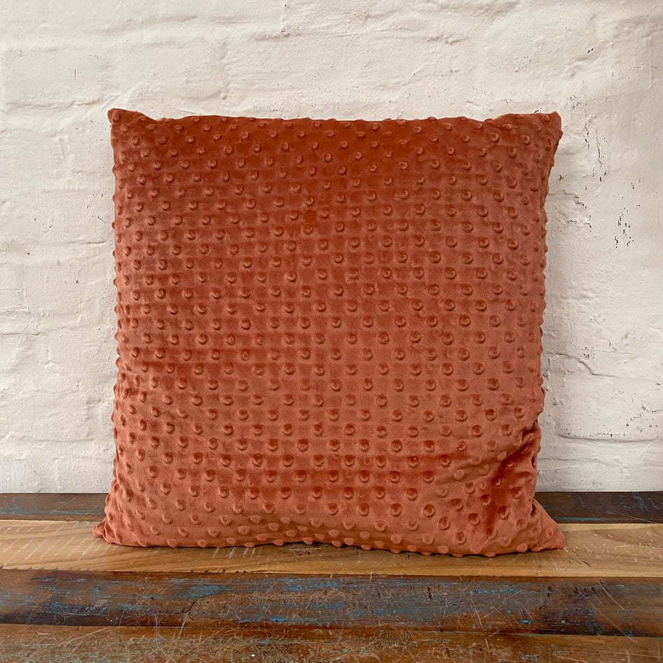 Unique Living Dekokissen Kaat Terra neu orange Stoff Kissen 45 x 45cm