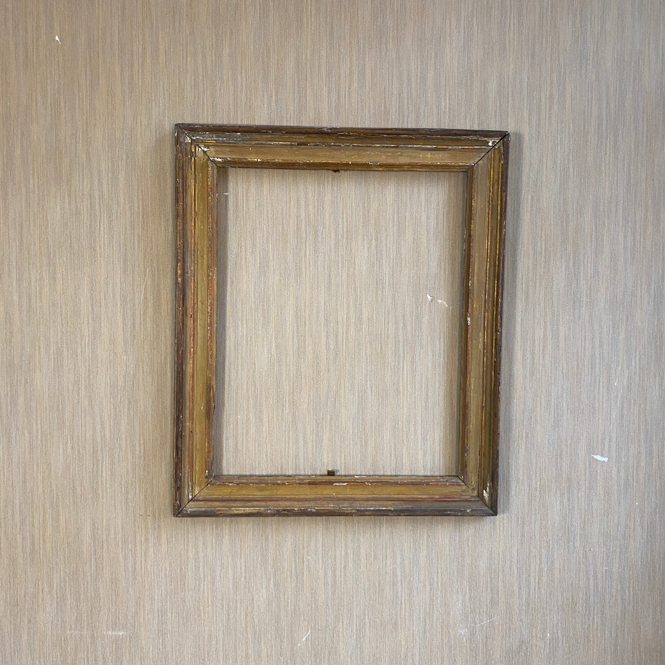 Rahmen antik golden geblattet Bilderrahmen 18./19. Jh.