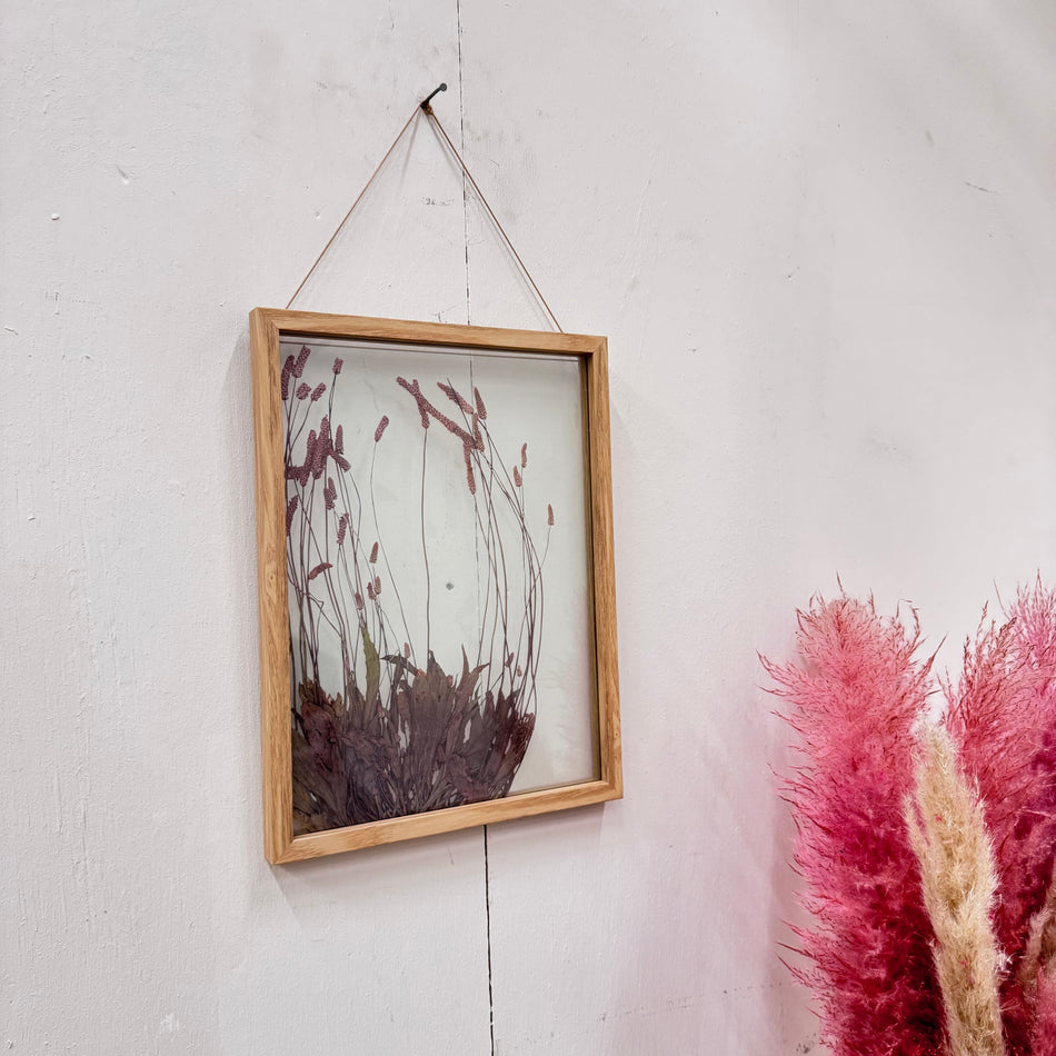 BePureHome Bilderrahmen Potpourri 30x40 cm Doppelglas Holz Natur Deko