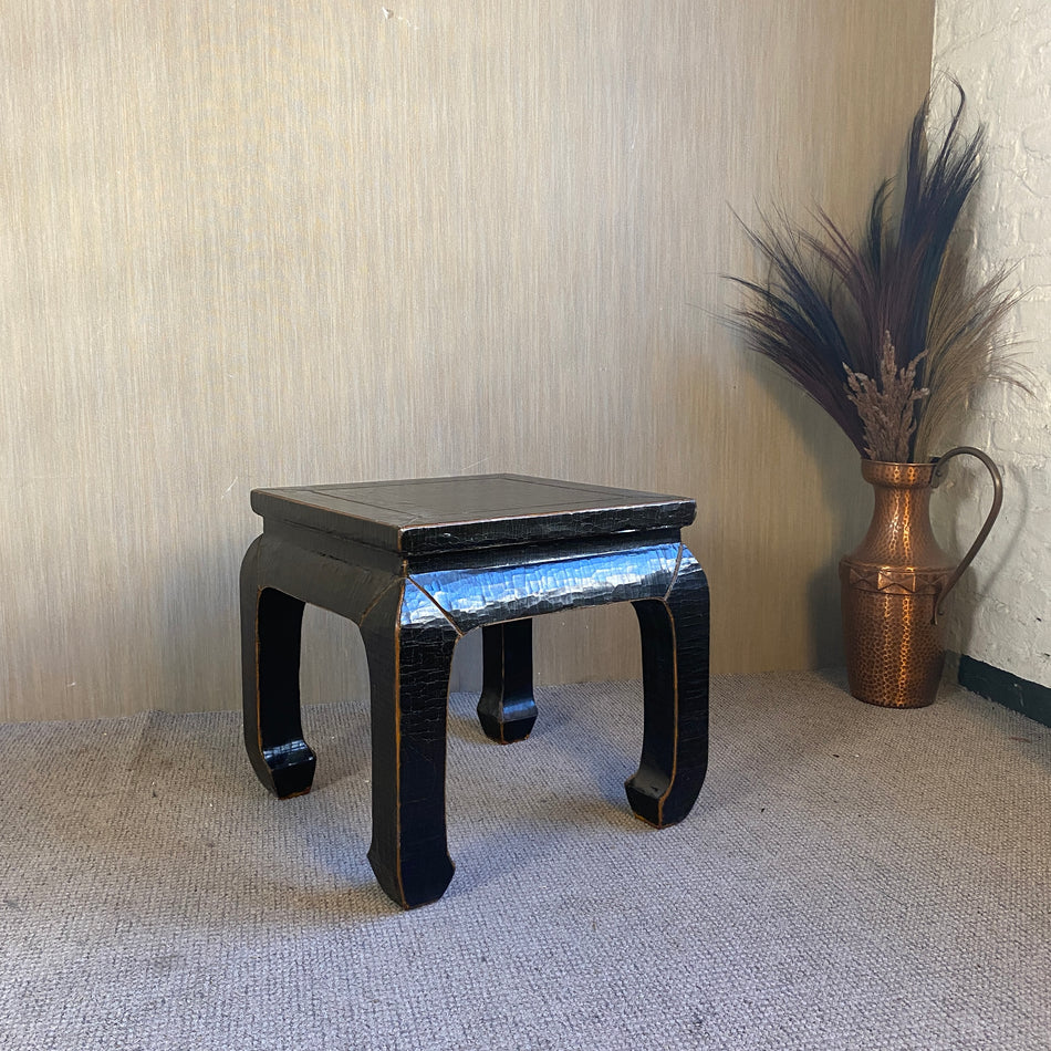 Beistelltisch antik schwarz Holz Tisch asiatischer Stil