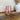 Vase rosa transparent Glas Deko 16cm Windlicht