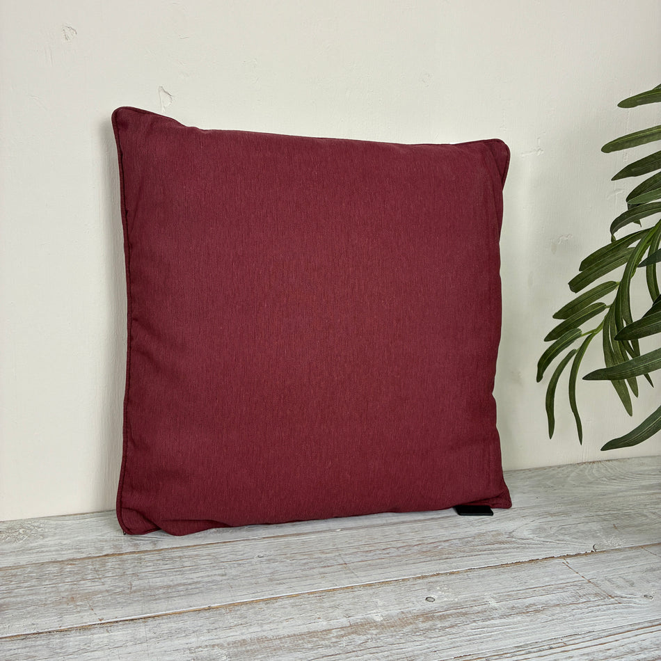 Madison Panama Kissen Bordeaux Rot 45x45 Dekokissen Outdoor Neuware