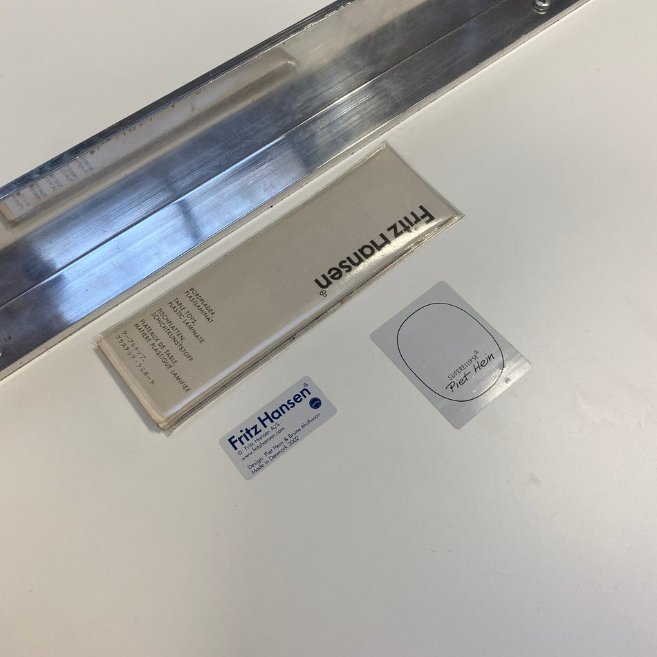 Fritz Hansen B614 Superellipse Tisch Piet Hein 240x120 Designklassiker gebraucht