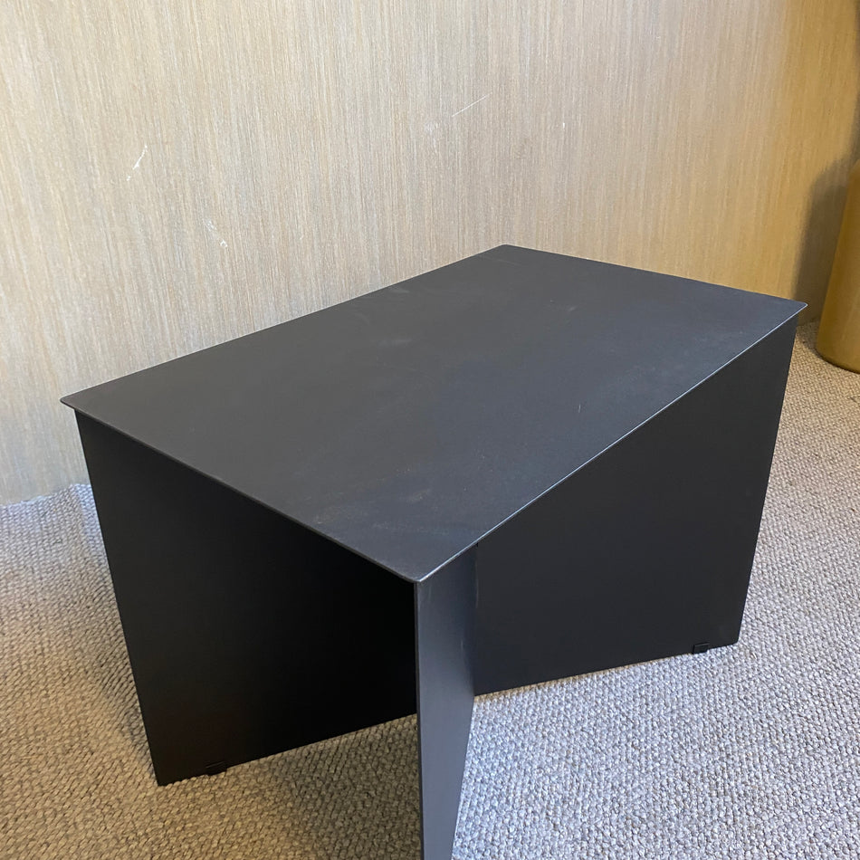 HKliving Beistelltisch rechteckig schwarz 55 cm