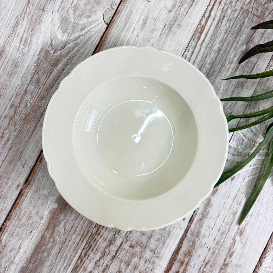 Seltmann Weiden Marie-Luise Suppenteller 23 cm Elfenbein