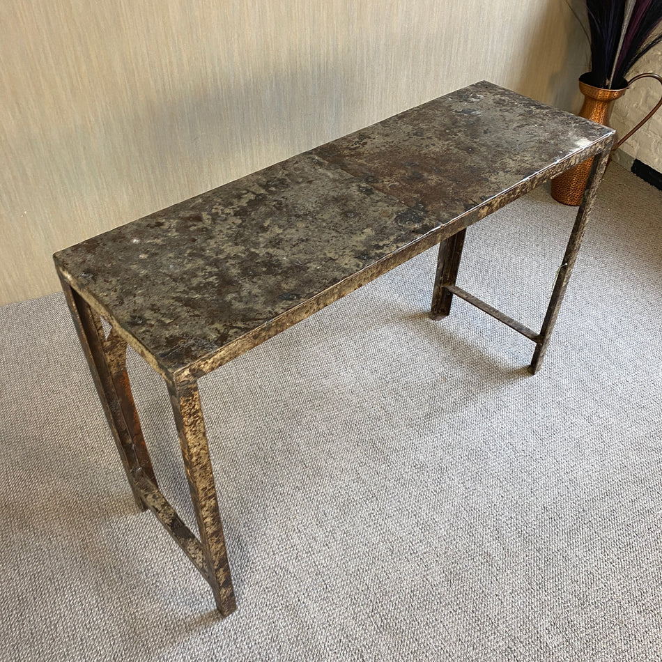 Eisentisch Konsole Industrial shabby Stil Rost Tisch