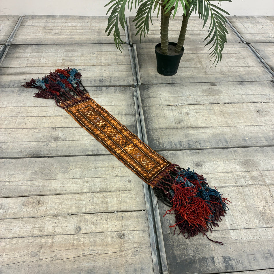 Orientalischer Teppich Vintage 22x172 Gemustert