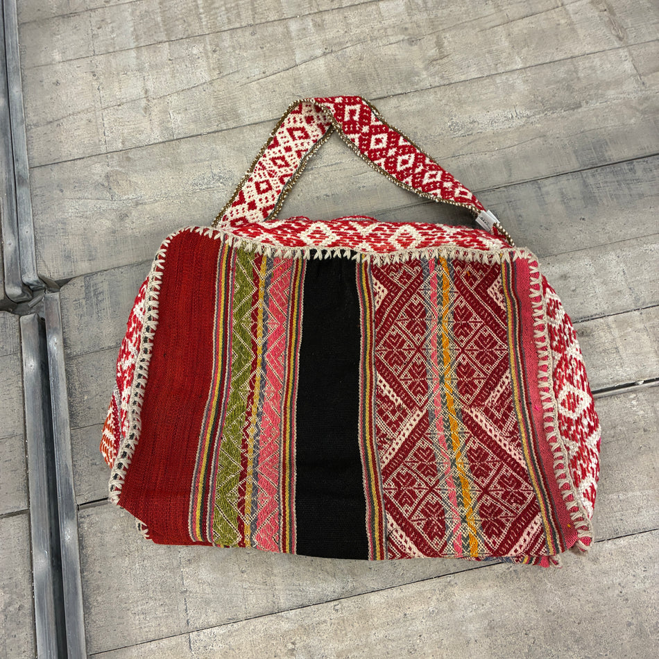 Orient Kelim Tasche Umhängetasche Schultertasche Ethno Muster Gebraucht