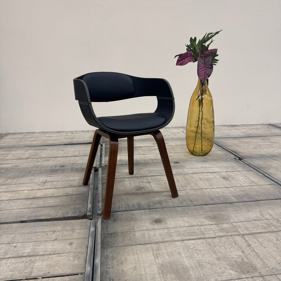 Kare Design Costa Stuhl Design Armlehnenstuhl Schwarz